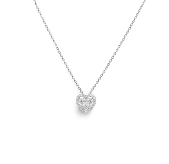 Collana CikOrefice Gioielli Donna in Argento Cristallo CLBRDMNHRTS - CLBRDMNHRTS